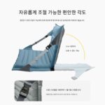 팽창식 시트 쿠션 야외 캠핑 방귀 쿠션 등받이 통합 접이식 쿠션 휴대용 음악 축제 시트 팽창식 의자 - 이미지 4