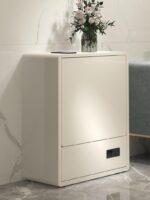 다기능 식탁 보이지 않는 접이식 홈 식탁 거실 소파 사이드 캐비닛 숨겨진 흰색 망원 책상 30cm