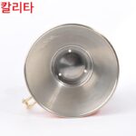 일본 칼리타 얀시 케이크 모양 필터 컵 핸드 브루 커피 스테인리스 스틸 바구니 모양 황동 3홀 드립 도구 - 이미지 4