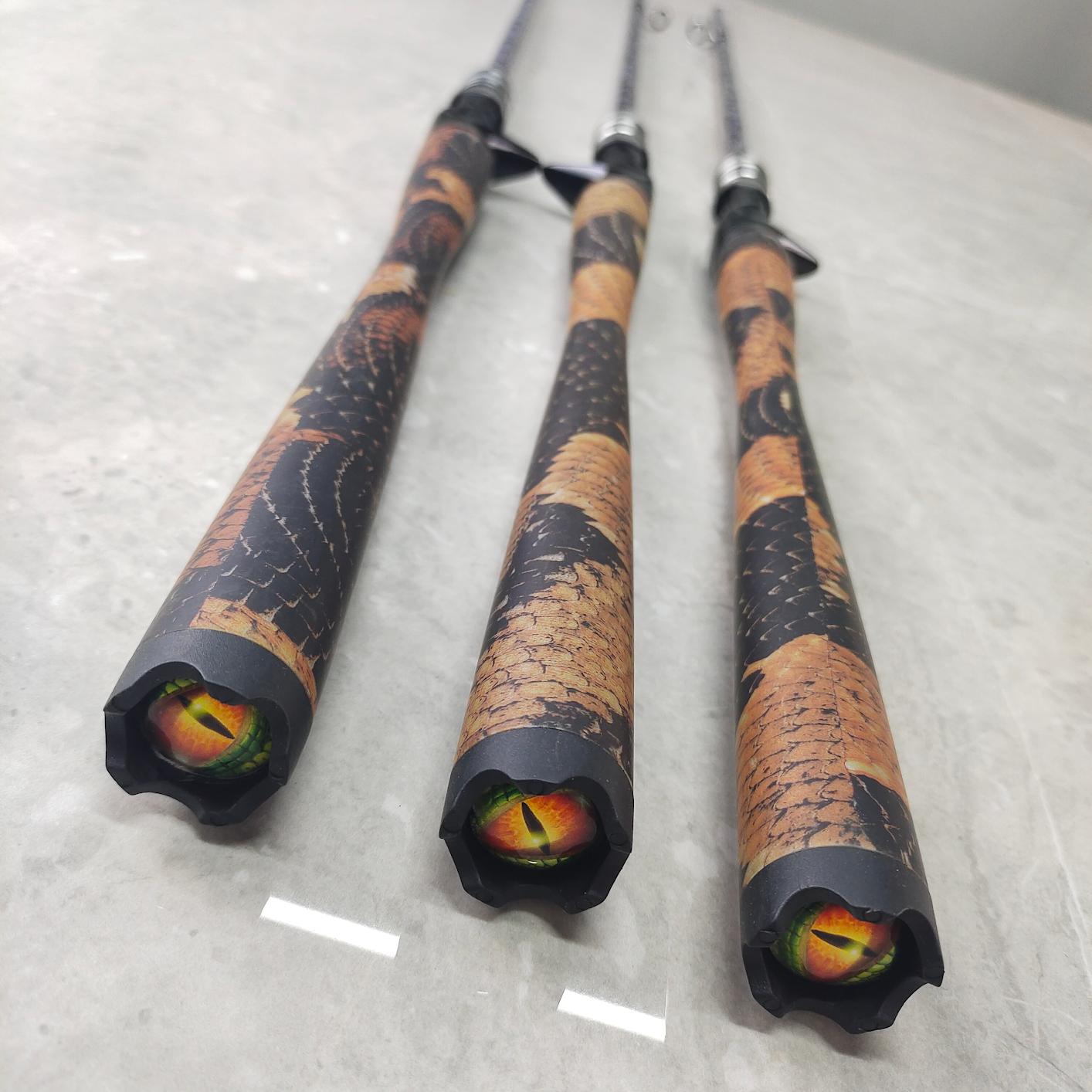 main_789863453408_0-1 블랙 파이썬 썬더 로드 루야 로드 블랙 스페셜 썬더 로드 라이트 썬더 로드 슈퍼 하드 앵커 낚싯대 낚싯대 총 손잡이 스트레이트 핸들 - 이미지 1