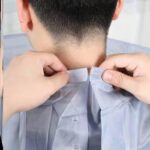 염색없이 머리 자르기 위한 성인용 이발용 앞치마 케이프 가정용 면도 유물 케이프 어린이용 이발용 앞치마 - 이미지 3