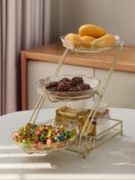 가벼운 고급 과일 접시 고급 캔디 접시 랙 홈 거실 커피 테이블 말린 과일 간식 절묘한 분위기 과일 바구니