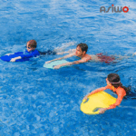 asiwo 전기 플로팅 보드 성인 수영 서핑 보드 어린이 패들링 어린이 플로팅 보드 수영 부스터 프로펠러 - 이미지 5