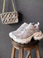 조루시 같은 스타일 아빠화 여성용 봄 두꺼운 밑창 키높이 2025년 신상 실버메쉬 통기성 캐주얼 스포츠화 - 이미지 4