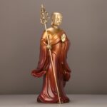 황동 지장보살상 지장보살상 예배용 가정 사하삼생 청동상 장신구 대형 - 이미지 3