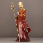 황동 지장보살상 지장보살상 예배용 가정 사하삼생 청동상 장신구 대형 - 이미지 4