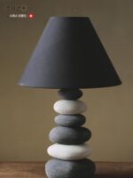 JOICO 스위스 스마트 테이블 램프 침실 침대 옆 램프 레트로 크리에이티브 따뜻한 패브릭 눈 보호 거실 장식 장식품 - 이미지 2