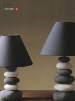 JOICO 스위스 스마트 테이블 램프 침실 침대 옆 램프 레트로 크리에이티브 따뜻한 패브릭 눈 보호 거실 장식 장식품 - 이미지 4