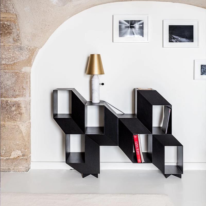 main_793389147054_0-1 프랑스 La Chance Rocky 3D 입체 기하학적 책장 디스플레이 캐비닛 선반 커피 테이블 사이드 테이블 - 이미지 1