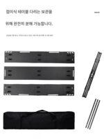 Walkhike 야외 접이식 테이블 캠핑 3피스 전술 테이블 경량 휴대용 알루미늄 합금 리프팅 피크닉 테이블 - 이미지 4