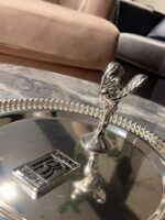 롤스로이스 리틀 골든 맨 시가 트레이 하이엔드 라이트 럭셔리 상업용 재떨이 럭셔리 하우스 거실 홀 트레이 장식품 - 이미지 2