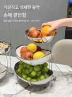 일본 수입 라이트 럭셔리 하이엔드 다층 과일 접시 홈 거실 커피 테이블 간식 접시 사탕 견과류 접시 장식품 - 이미지 2