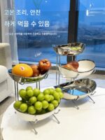 일본 수입 라이트 럭셔리 하이엔드 다층 과일 접시 홈 거실 커피 테이블 간식 접시 사탕 견과류 접시 장식품 - 이미지 5