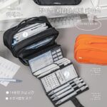 접이식 풀아웃 연필 케이스 2024년 신입 남녀 학생 INS 대용량 디자인 니치 연필 케이스 문구 가방