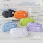 접이식 풀아웃 연필 케이스 2024년 신입 남녀 학생 INS 대용량 디자인 니치 연필 케이스 문구 가방 - 이미지 3