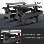 마이크로 틸리지 제초 휠 새로운 얽힘 방지 잔디 깎기 휠 육각형 별 얽힘 방지 제초 휠 망간강 블레이드 제초 휠 - 이미지 5