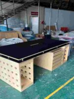 로그 디자이너 회의 테이블 오션 보드 맞춤형 다중인용 조합 책상 컴퓨터 테이블 현대적이고 심플한 이탈리아 스타일 - 이미지 2