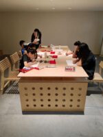 회의실 교육용 컴퓨터 테이블 생방송 책상 로그 앤틱 스타일 오션보드 검은색 직사각형 테이블 워크벤치 - 이미지 4