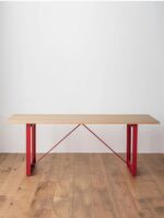 자작나무 작업대 컴퓨터 테이블 책상 홈 거실 식탁 직사각형 책상 회의 테이블 책상