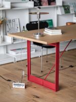 자작나무 작업대 컴퓨터 테이블 책상 홈 거실 식탁 직사각형 책상 회의 테이블 책상 - 이미지 5