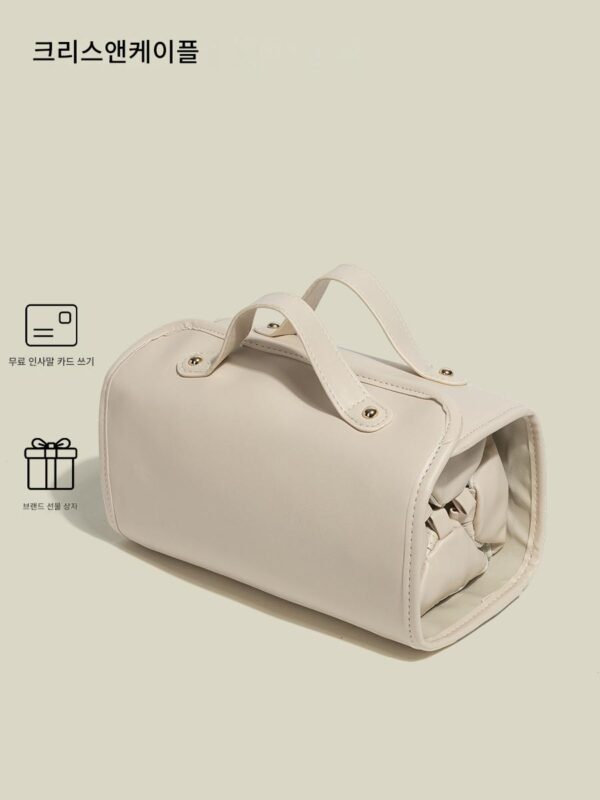 CHREES&KFLLH 고급 방수 접이식 화장품 가방 2024년 신형 휴대용 대용량 여행 보관 가방