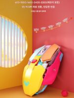 Wolf Spider SC300 컬러풀 에디션 무선 마우스 충전식 무소음 무소음 컴퓨터 노트북 오피스 게임 - 이미지 2