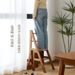 가정용 접이식 의자 사다리 2in1 듀얼 퍼포즈 스텝 스툴 2단 스툴 두꺼워진 다기능 변형 스툴 - 이미지 2