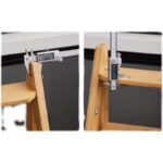 가정용 접이식 의자 사다리 2in1 듀얼 퍼포즈 스텝 스툴 2단 스툴 두꺼워진 다기능 변형 스툴 - 이미지 5