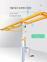 페인트칠 목공 천장 석고 보드 밀봉 유물 리프팅 브라켓 두꺼워진 수동 전기 휴대용 리프트 - 이미지 5