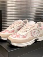 홍콩 울 샤넬 스타일 아빠 신발 여성용 2024 봄 새로운 스타일 인터넷 유명인 복고풍 두꺼운 밑창 스포츠 캐주얼 신발 트렌디 신발 - 이미지 2