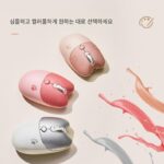 로지텍은 무선 마우스 블루투스 소녀 귀여운 충전 스타일 듀얼 모드 노트북 데스크탑 사무실에 적합합니다 - 이미지 3