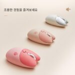 로지텍은 무선 마우스 블루투스 소녀 귀여운 충전 스타일 듀얼 모드 노트북 데스크탑 사무실에 적합합니다 - 이미지 4