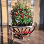 호텔 로비 꽃 테이블 입구 섬 테이블 작은 원형 테이블 빌라 엔드 테이블 풍수 테이블 KTV 장식 테이블 - 이미지 3