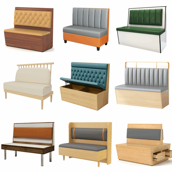 맞춤형 홍콩 스타일 티 레스토랑 핫팟 레스토랑 티 하우스 보관 부스 소파 레스토랑 테이블 및 의자 조합 견고한 목재 상업용