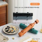 초밥 특수 틀 세트 김밥 롤 만들기 도구 DIY 주먹밥 가정용 식품 등급 휴대용 밥 - 이미지 2