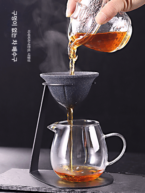 광석 비다공성 차 여과기 필터 가정용 차 여과기 차 세트 액세서리 차 여과기 차 여과기 통합 페어 컵 차 양조 유물