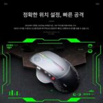 수직 게임 e스포츠 디자이너 드로잉 전용 무선 오피스 사이드 휠 마우스 기계식 남성 빅핸드 매크로 - 이미지 3