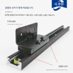 사이드 마운트 레일 오픈 아일랜드 주방 식탁 풀아웃 슬라이드 보이지 않는 텔레스코픽 바 - 이미지 4