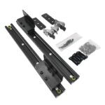 사이드 마운트 레일 오픈 아일랜드 주방 식탁 풀아웃 슬라이드 보이지 않는 텔레스코픽 바 - 이미지 5