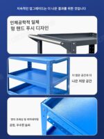 중장비 모바일 도구차 3층 작업장 자재 공작기계 부품 인계차 수리차 무소음 운반 랙 보관 - 이미지 4