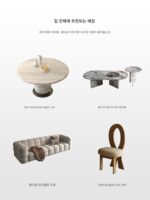 고급 불가리 대리석 현관 테이블 현관 홀 벽 프랑스 조명 럭셔리 소형 아파트 현관 테이블 보관 - 이미지 5