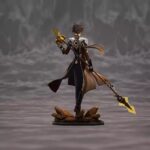 애니메이션 장난감 Genshin Zhongli Rock God Rock King Emperor 스탠딩 게임 주변 애니메이션 피규어 장식품 - 이미지 2