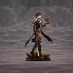 애니메이션 장난감 Genshin Zhongli Rock God Rock King Emperor 스탠딩 게임 주변 애니메이션 피규어 장식품 - 이미지 3