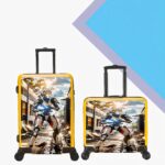 건담 클래식 어린이용 가방 유니섹스 경량 탑승 무소음 유니버설 휠 가방 20인치 트롤리 케이스 - 이미지 4