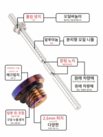 Honda Fosha 300 NSS350 PCX160/ADV150 개조형 도난 방지 오일 딥스틱 나사 캡에 적합 - 이미지 2