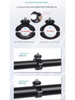 스포츠 카메라 사진 자전거 클램프 팬 헤드 자전거 클램프 브라켓 파이프 직경 22~32mm 핸들바 파이프 자전거 클램프에 적합 - 이미지 4
