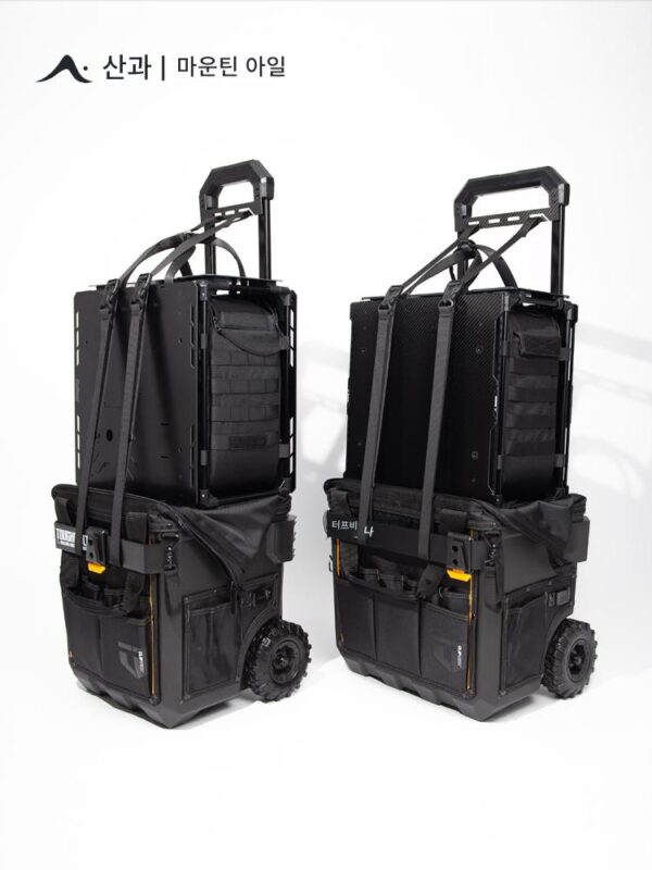 TOUGHBUILT 트롤리 케이스 전술 테이블 확장 보관 트롤리 캠핑카 HELINOX에 적용 가능