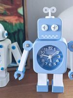 초등학생 알람 시계 로봇 장난감 소년 특별 일어나기 2024 새로운 침대 옆 작은 알람 시계 어린이 시계 - 이미지 3