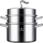 3~4단 스틸 찜통 316L 스테인리스 가정용 국 냄비 대용량 찜통 찜통 일체형 냄비 다층 찜통 신제품 - 이미지 5