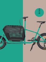 리아 전기 자전거 바구니 반려동물 여행 자전거 여행 반려견 산책 자전거 트레일러 바구니 화물 트럭 익스프레스 배달 차량 - 이미지 3